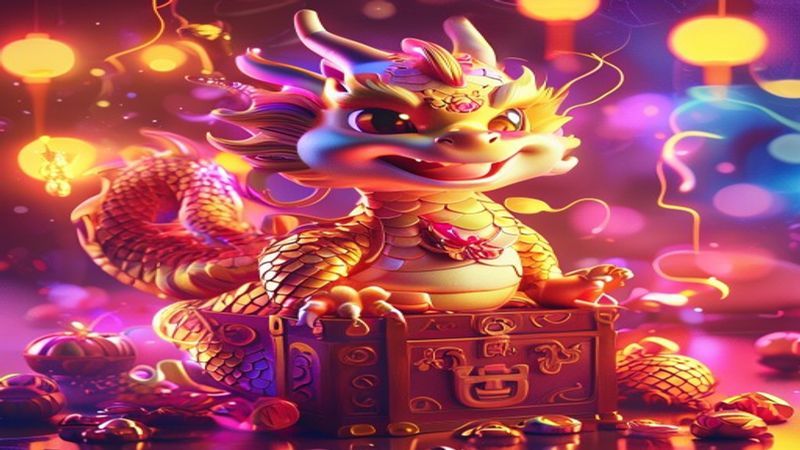 con giáp tuổi Thìn biểu tượng rồng vàng may mắn tài lộc