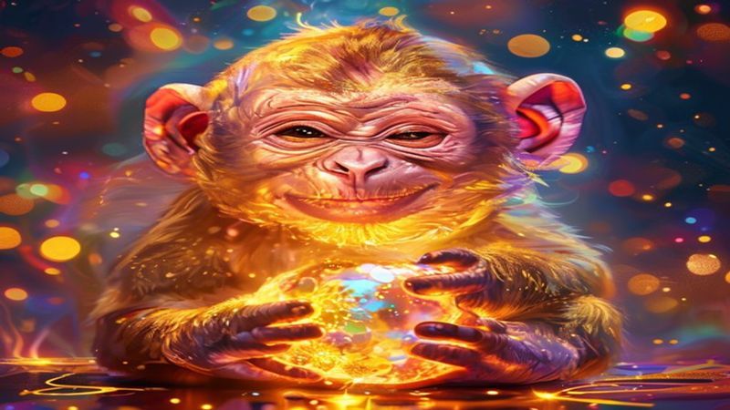 hình ảnh minh họa con giáp tuổi Thân thông minh đang chiêm nghiệm cuộc sống