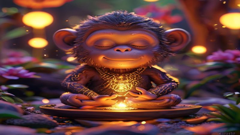tượng con giáp tuổi Thân tĩnh tâm mang lại phong thủy cát tường