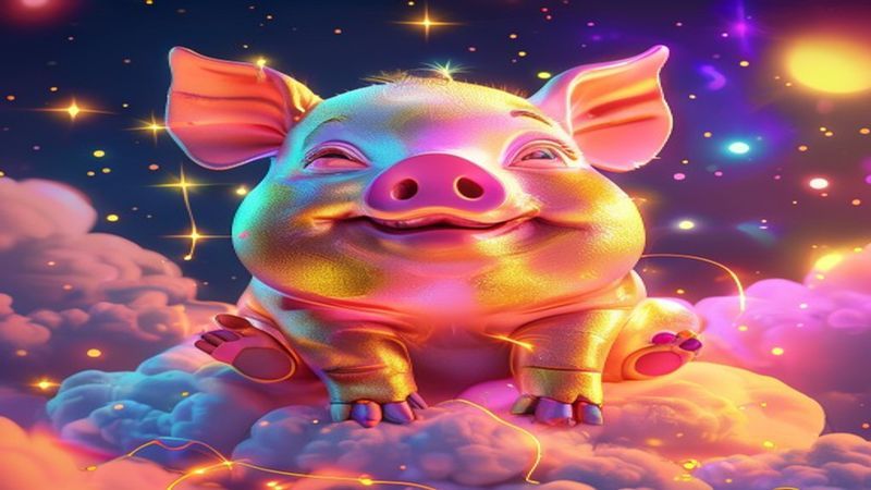 con giáp tuổi Hợi mập mạp dễ thương phong thủy may mắn