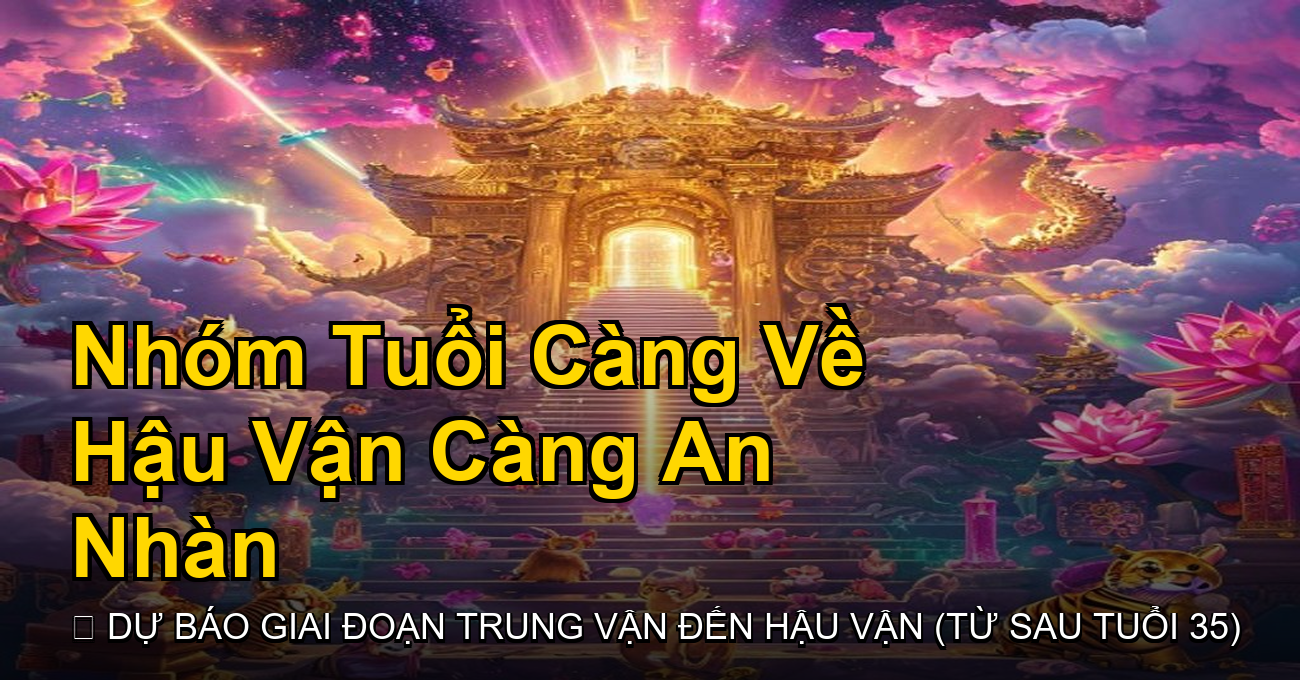 Trồng Cây Muộn Màng Nhưng Trái Ngọt Trĩu Cành: 3 Con Giáp Càng Về Hậu Vận Càng Viên Mãn