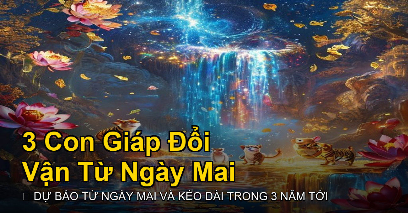 Cơ Hội Chuyển Mình Khởi Sắc: 3 Con Giáp Đón Cát Tinh Chiếu Mệnh Từ Ngày Mai