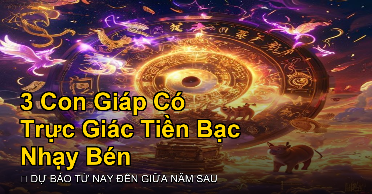 Trực Giác Nhạy Bén Với Tiền Bạc: 3 Con Giáp Bứt Phá Tài Chính Ngoạn Mục Nhờ Tư Duy Khác Biệt